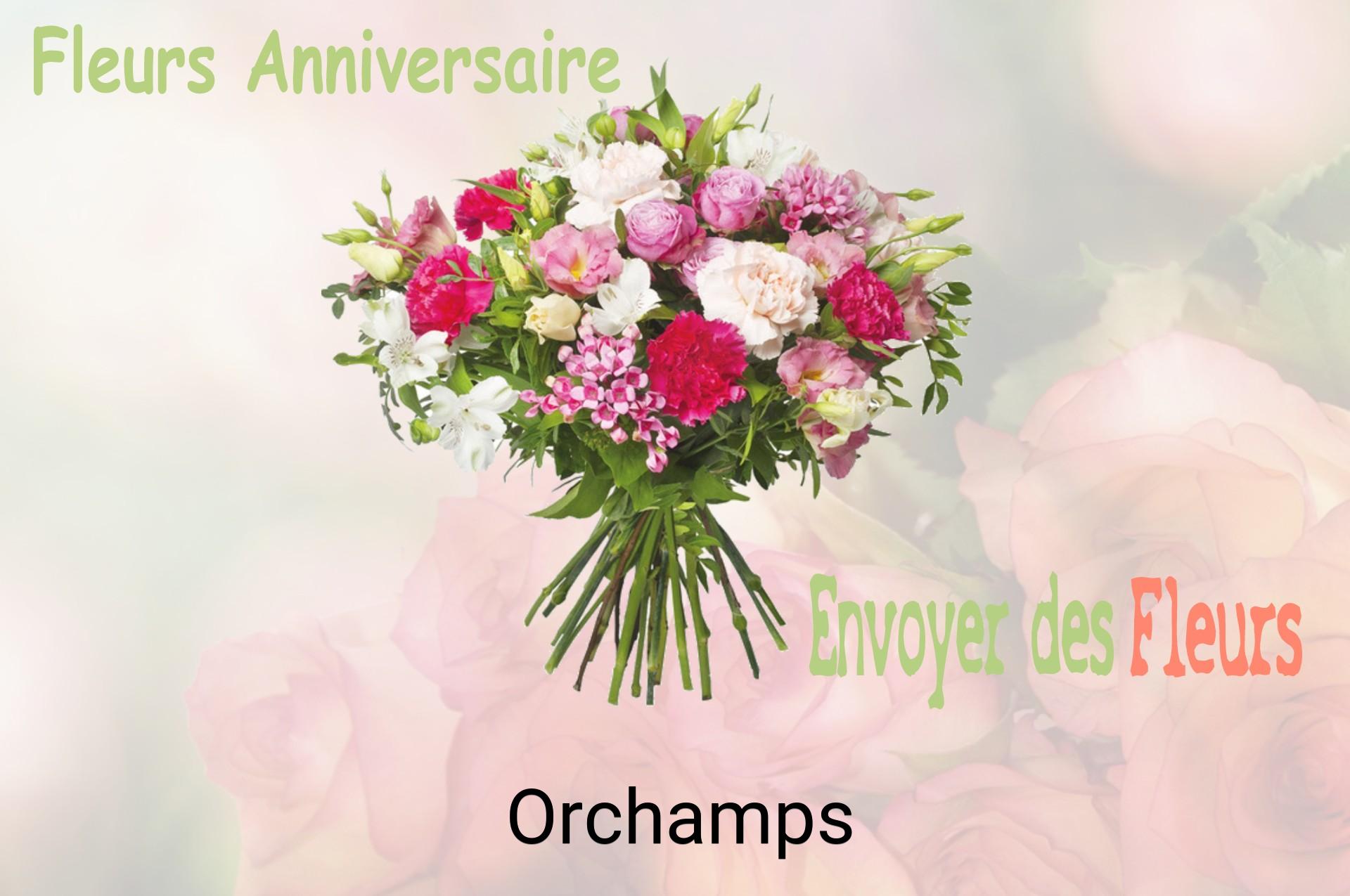 Bouquet de fleurs d’anniversaire livré à Orchamps